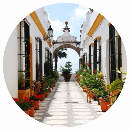 Calle típica de Puerto Real